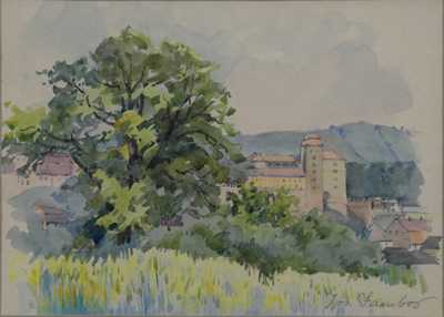  / Pohled na klášter / Josef Jambor