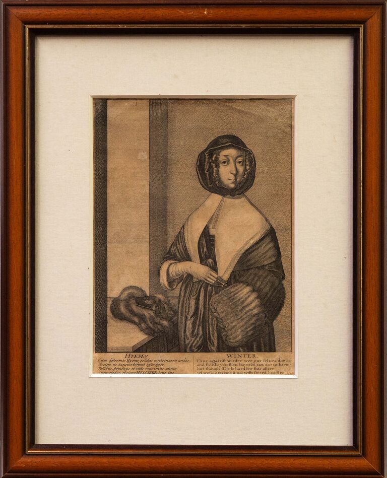 Václav Hollar - Čtyři roční období - Zima