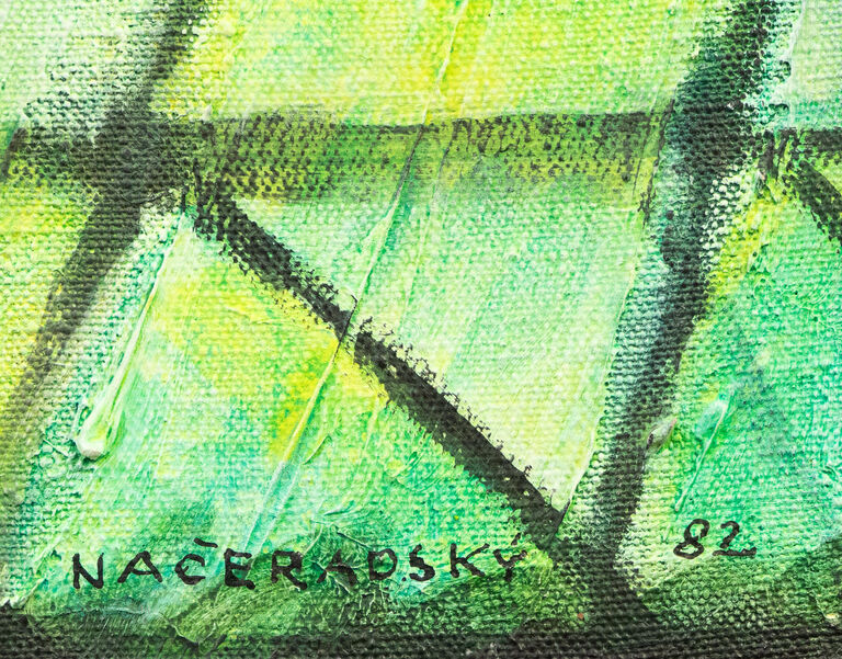  / Zelená figura / Jiří Načeradský