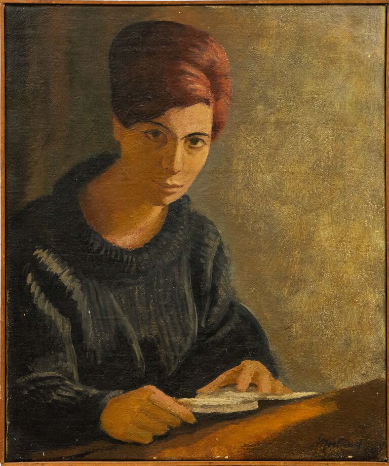 Ernest Neuschul (Norland) - Portrét ženy