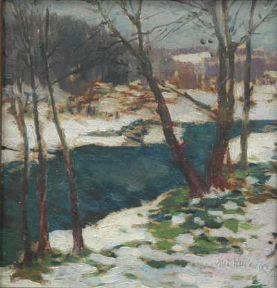  / Zimní říčka / Antonín Hudeček