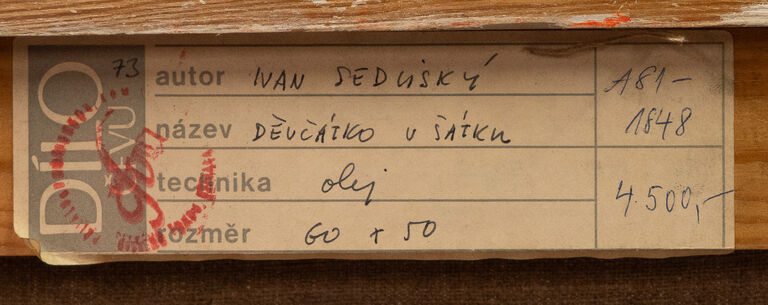 / Děvčátko v šátku / Ivan Sedliský