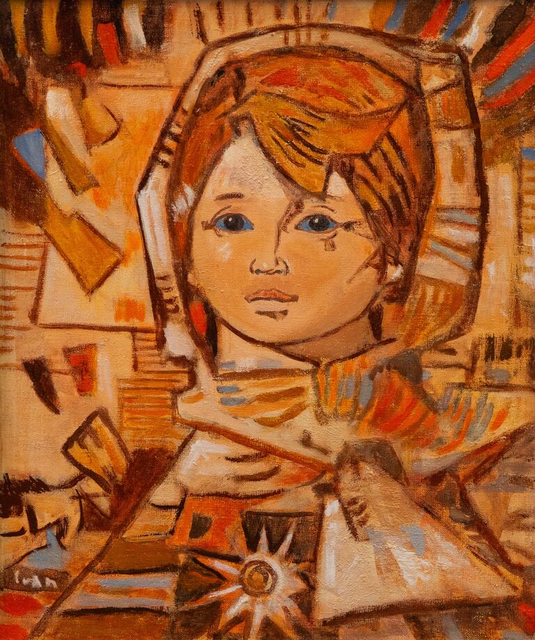  / Děvčátko v šátku / Ivan Sedliský