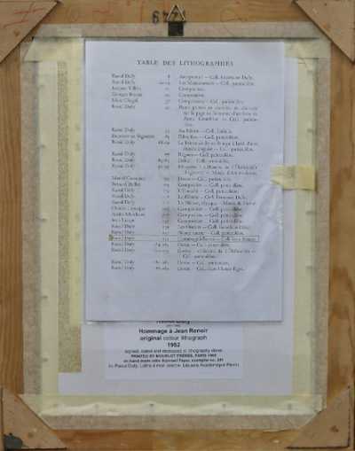  / Věnováno Renoirovi / Raoul Dufy