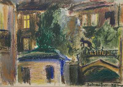  / Pohled z pražského bytu matky /  