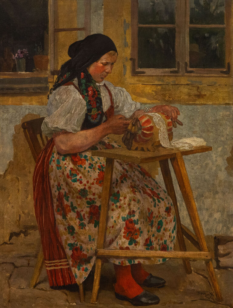  / Krajkářka / Václav Malý