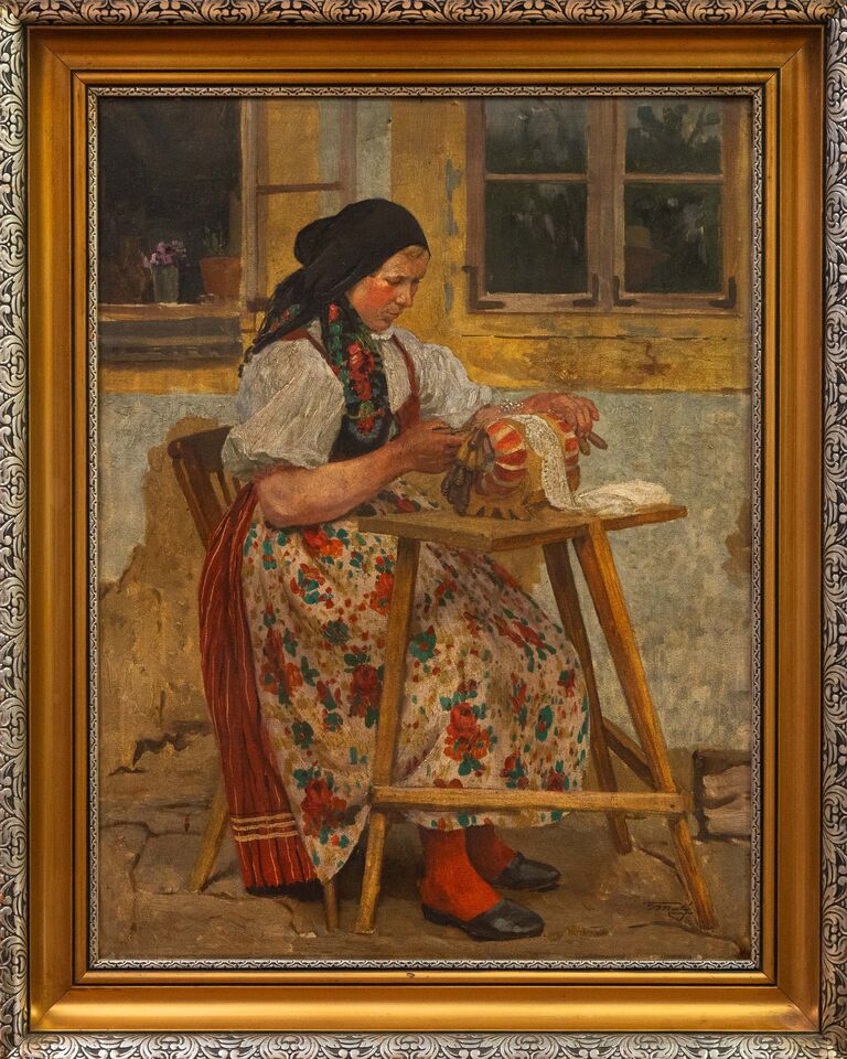 Václav Malý - Krajkářka