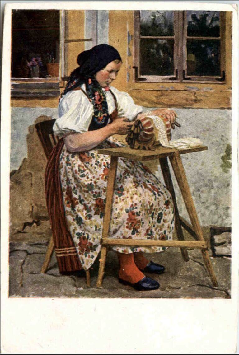  / Krajkářka / Václav Malý