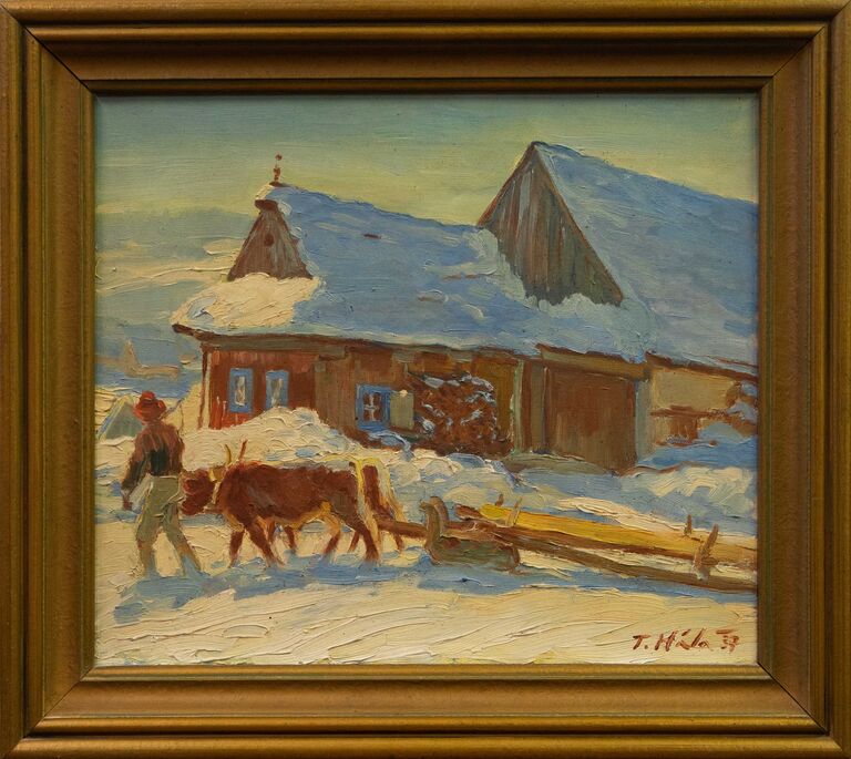 Ján Hála - Před chalupou