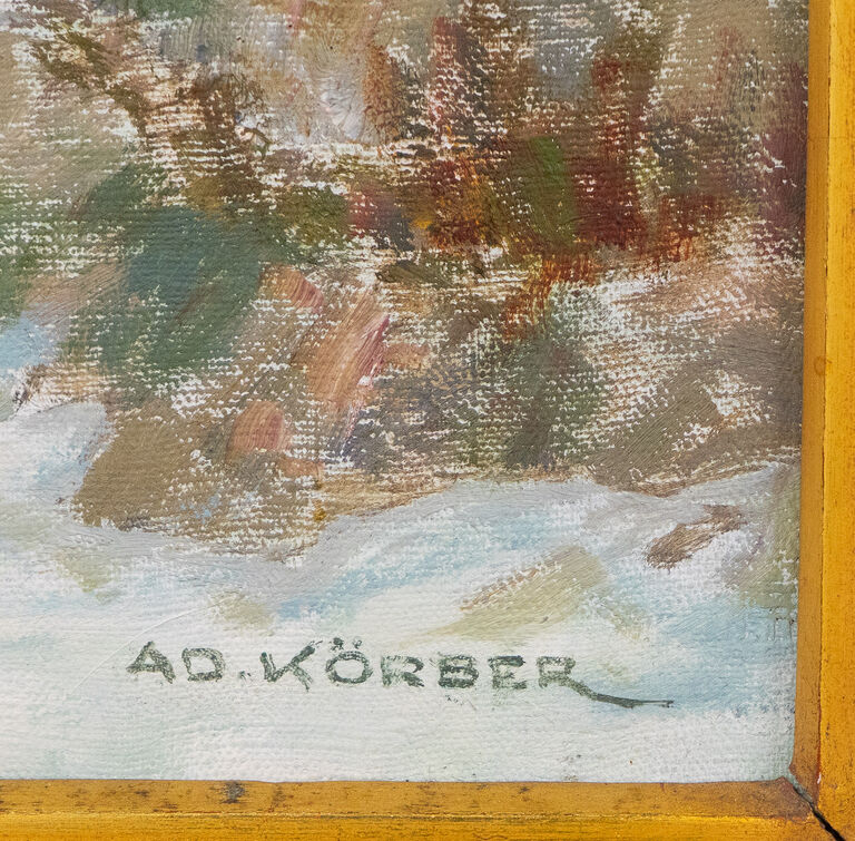  / Zima na kraji lesa / Adolf Körber