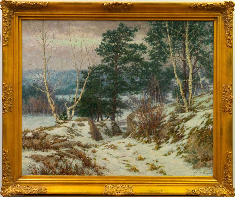Adolf Körber - Zima na kraji lesa