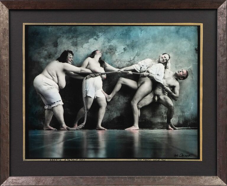 Jan Saudek - The Tug-of-War