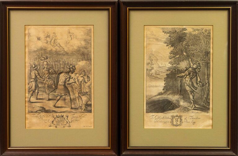 Václav Hollar - Aeneas - konvolut dvou kusů