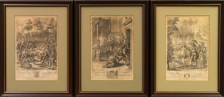 Václav Hollar - Aeneas - konvolut tří kusů
