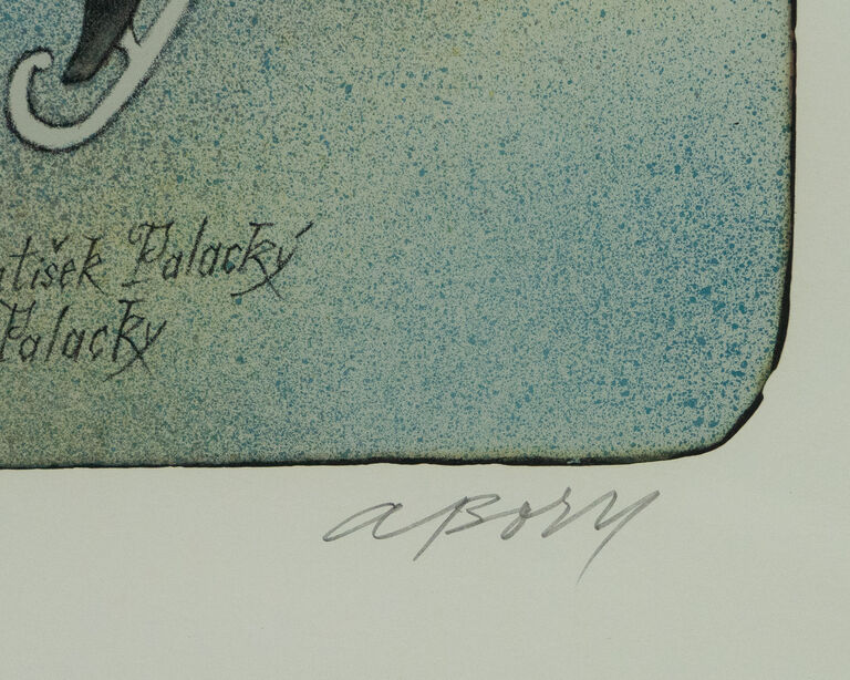  / Císařovna Sisi a František Palacký na bruslích / Adolf Born