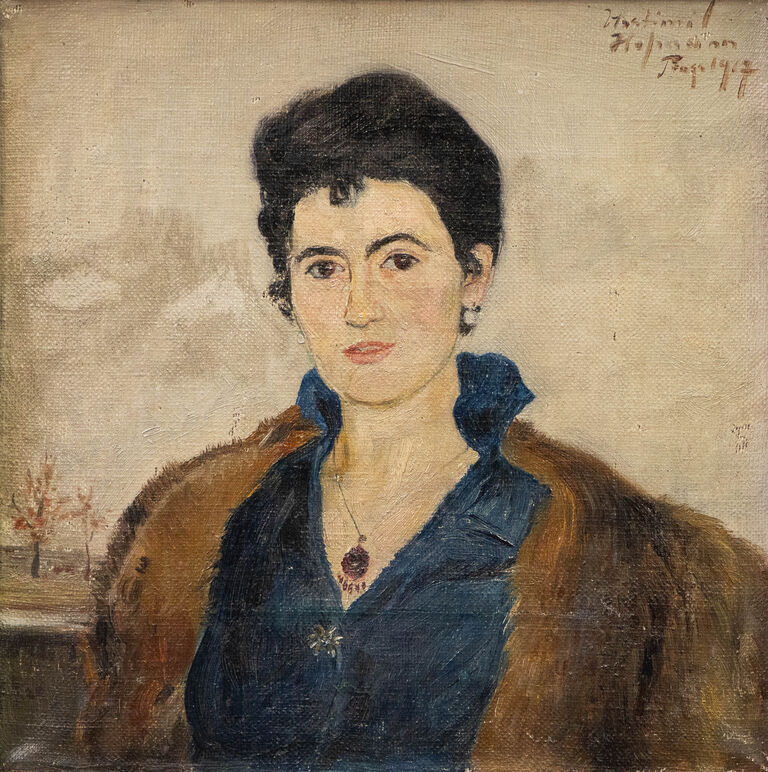  / Žena v kožichu / Vlastimil Hofman