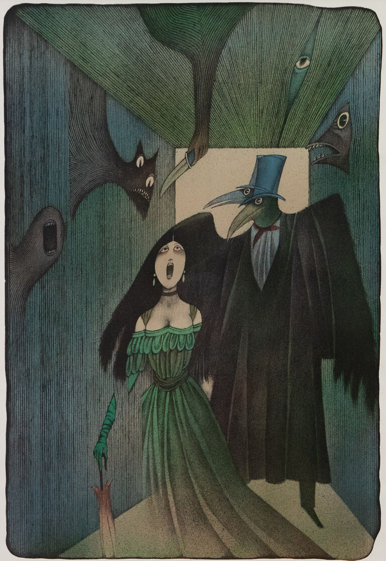  / Imaginární portrét Edgara Allana Poea / Adolf Born