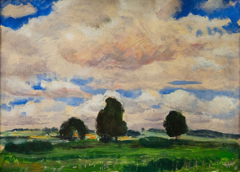  / Letní krajina / Antonín Hudeček