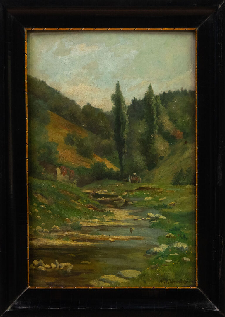 Anton Asmussen - Horský potok