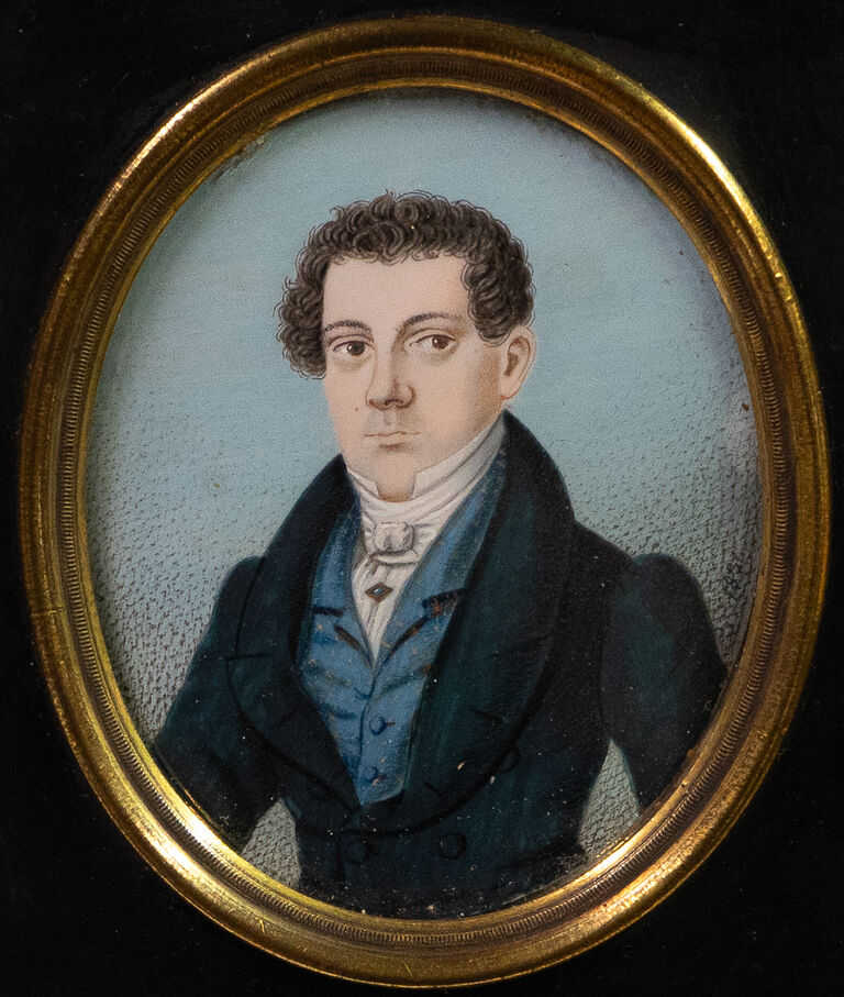  / Portrét muže / Anton Langweil