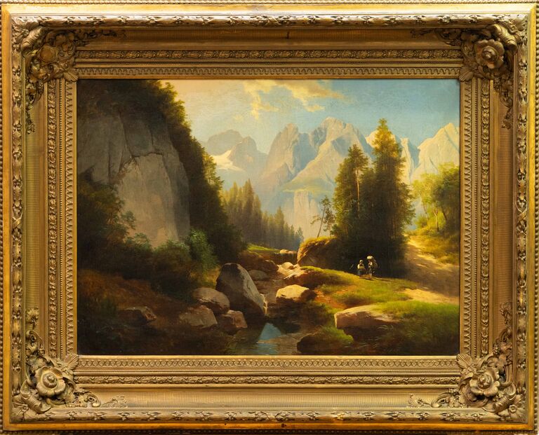 Josef Thoma - Alpský motiv