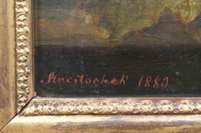  / Zátiší s ovocem a číší / Johann Streitschek