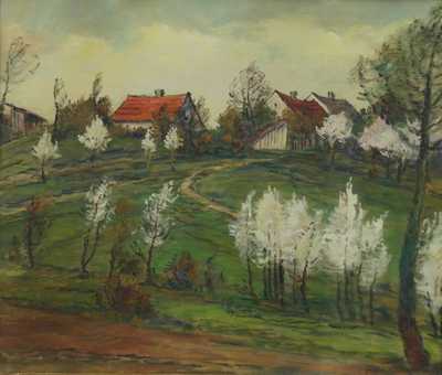  / Pohled na vesničku / Karel Holec