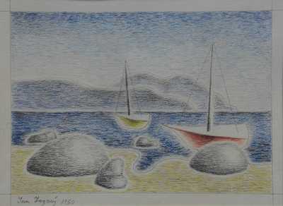  / Dvě bárky / Jan  Zrzavý