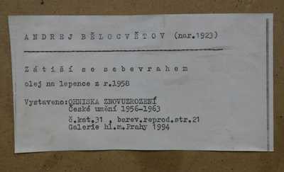  / Zátiší se sebevrahem /  