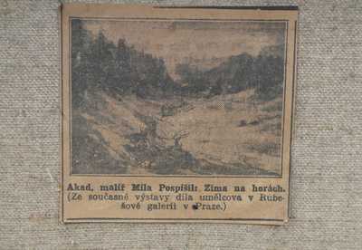  / Zima v horách / Jan Bohumil Pospíšil