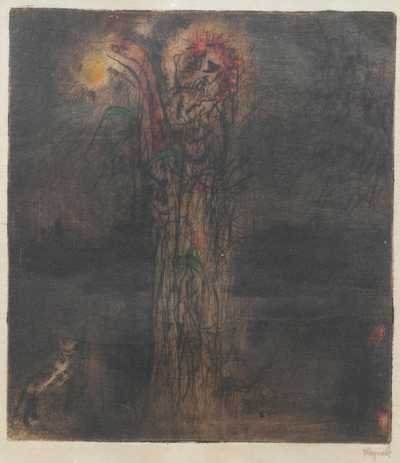  / Ecce homo s měsícem / Bohuslav Reynek