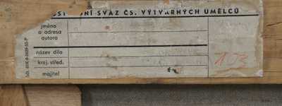  / Abstraktní krajina / Eva Brýdlová