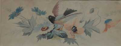  / Zátiší s ptáčkem / Amalie Mánesová