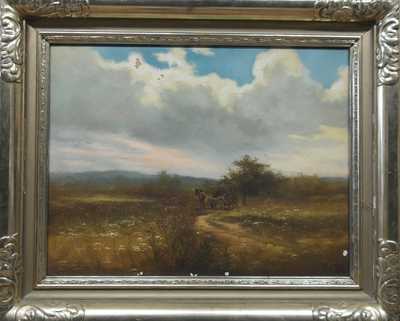 Luděk Pešek - Krajina s povozem