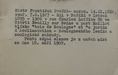  / Západ slunce / František Dvořák Brunner