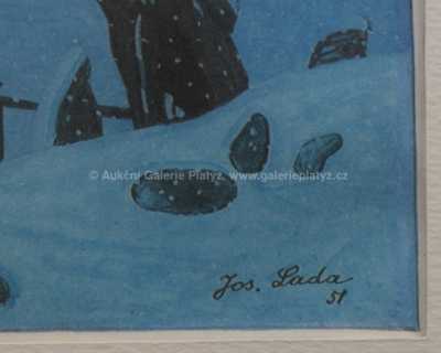  / Zimní Hrusice / Josef Lada