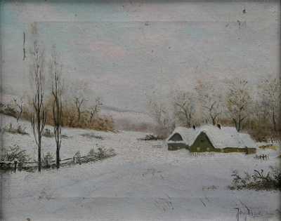  / Zasněžené chaloupky / Andrej Afanasijevič Jegorov