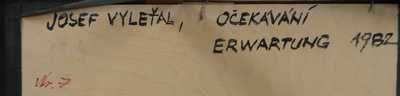  / Očekávání / Josef Vyleťal