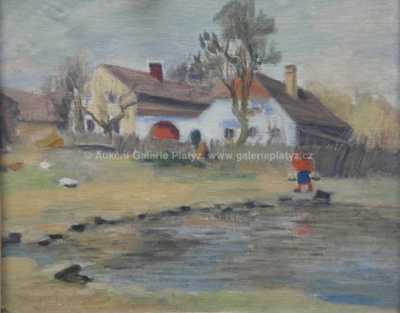  / Statek u rybníka / Atanas Tasev