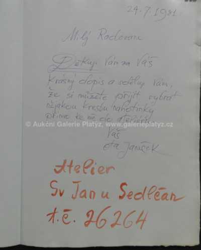  / Hlava dívky / Ota Janeček