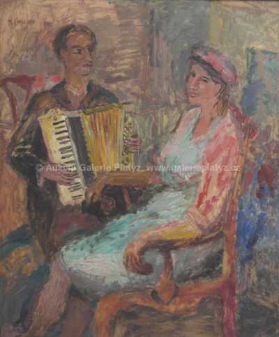  / S harmonikou / Karel Chaloupka