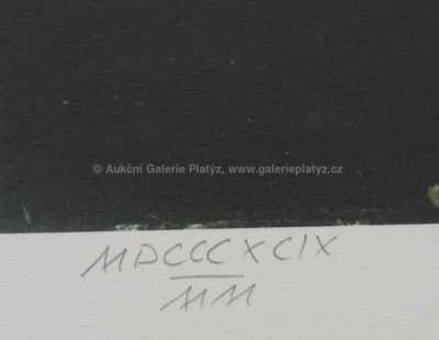  / Hořící žirafa / Salvador Dalí