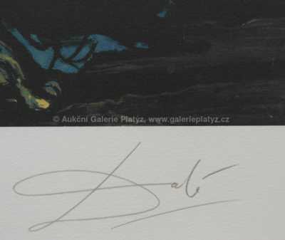  / Hořící žirafa / Salvador Dalí