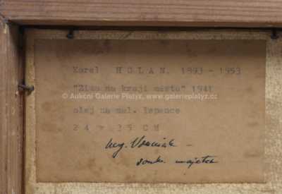  / Zima na kraji města / Karel Holan