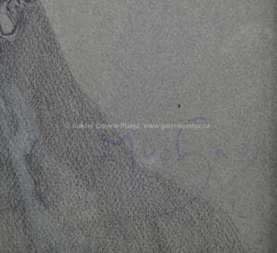  / Děvče s růží / Alfons Mucha