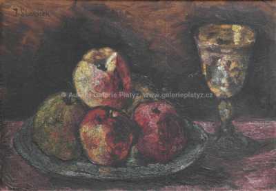  / Zátiší s jablky / Jan Slavíček