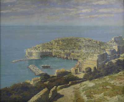  / Starý přístav v Dubrovníku / Josef Písecký (Liška)