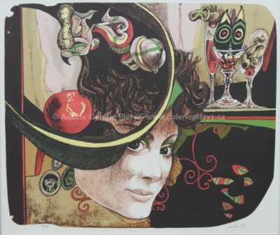  / Dáma s kloboukem / Josef Liesler