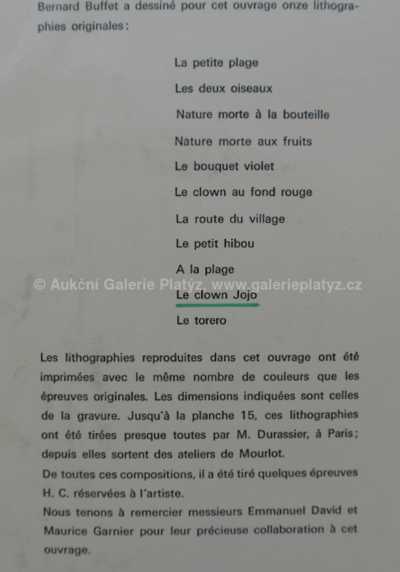  / Klaun Jojo / Bernard Buffet