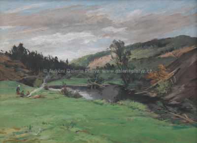  / Posezení na louce / Josef Krejsa
